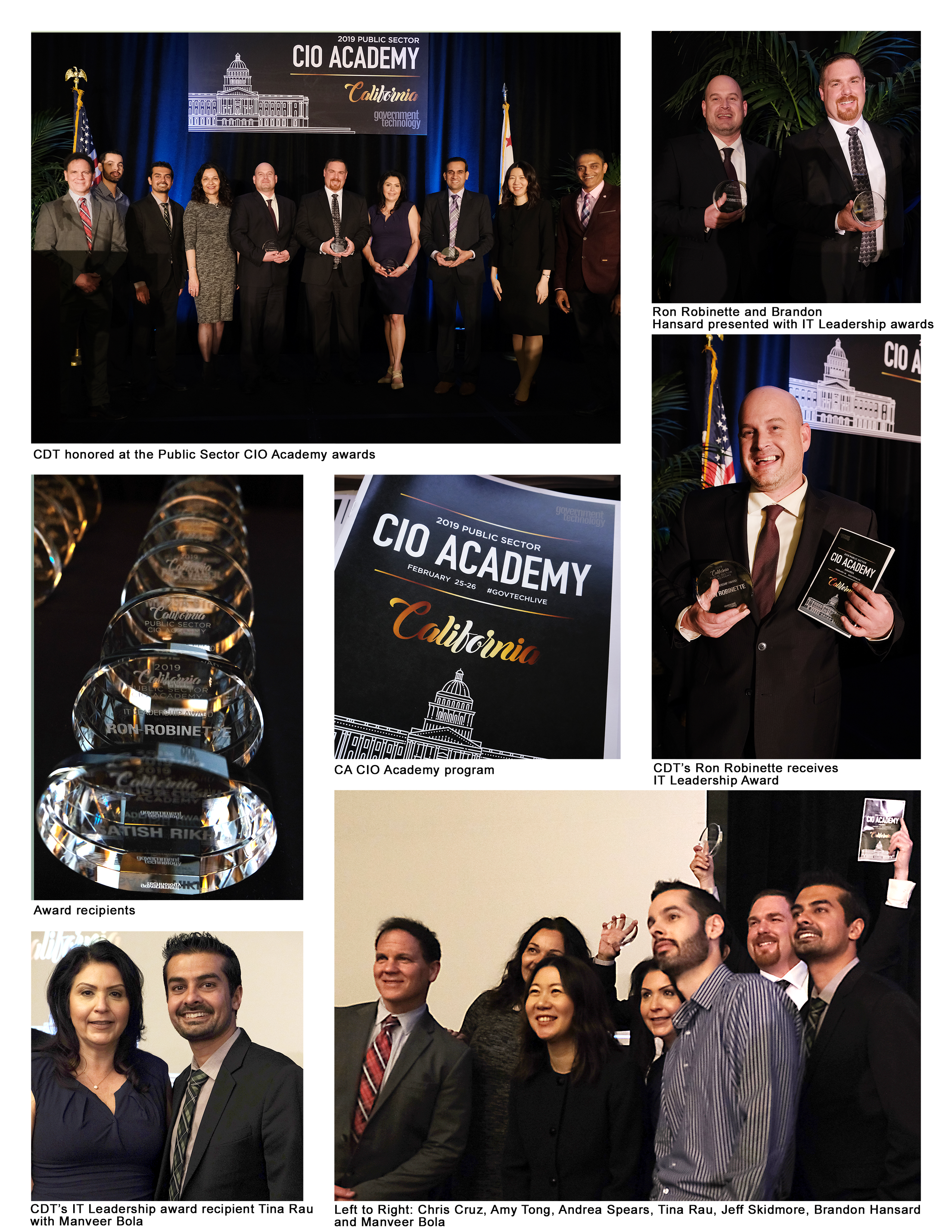CA CIO Academy photo collage