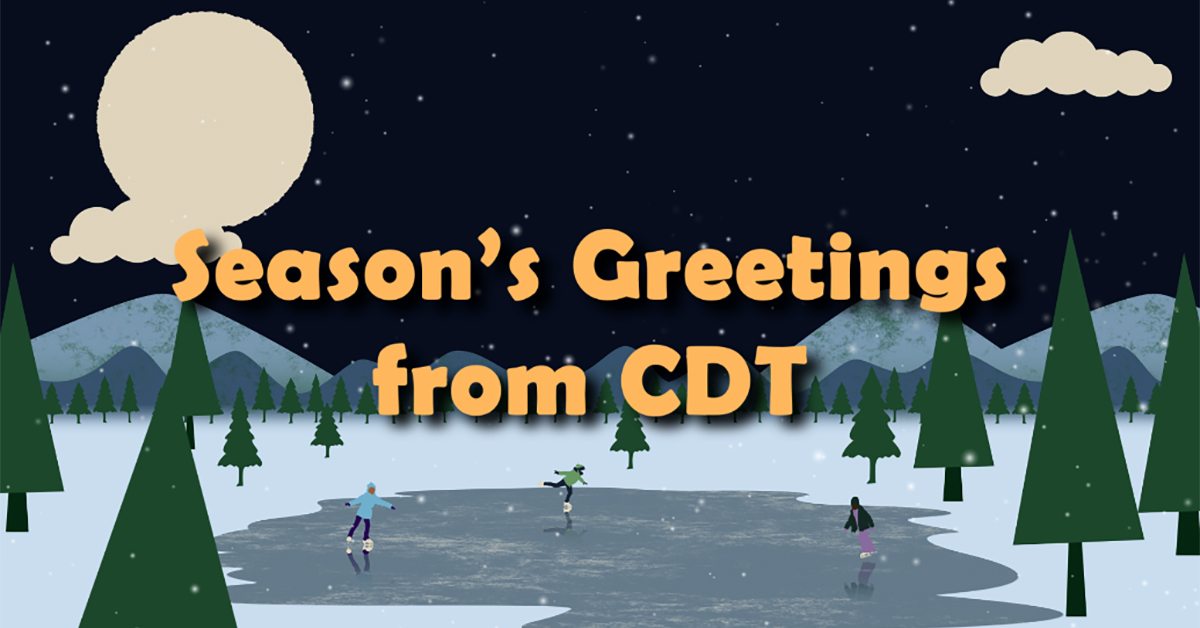 Season’s Greetings from CDT