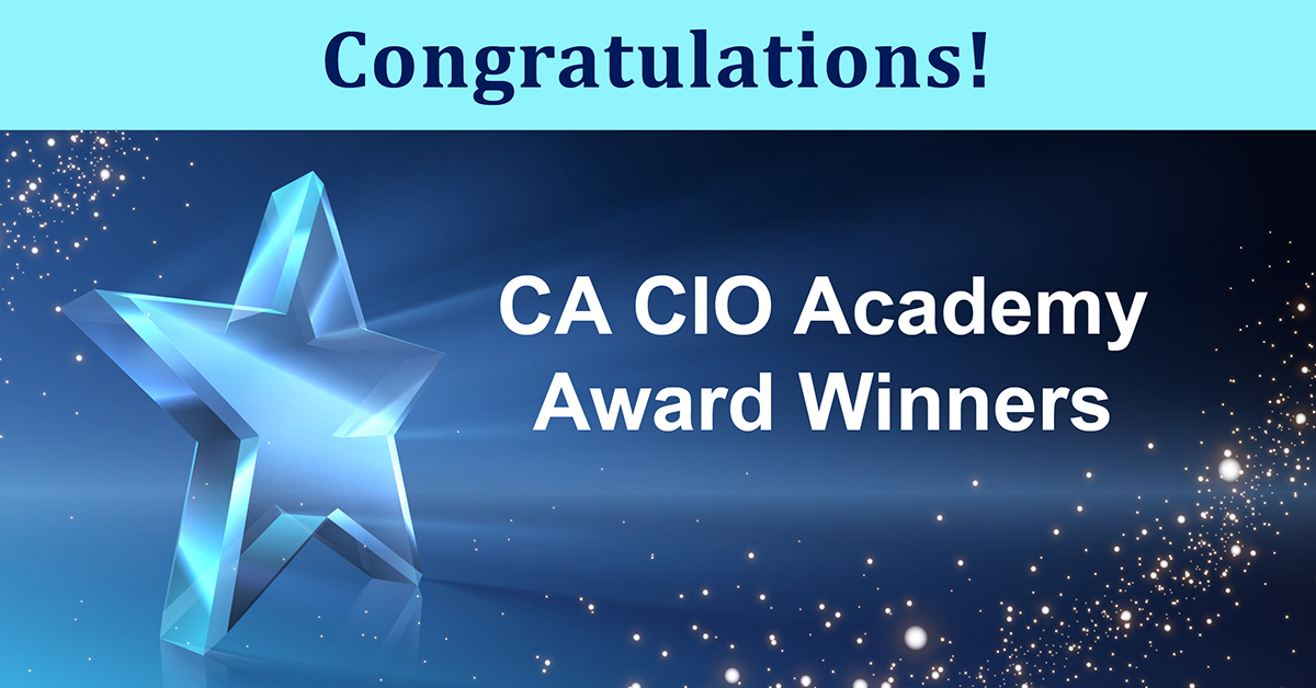 California CIO Academy Recognizes CDT Leaders