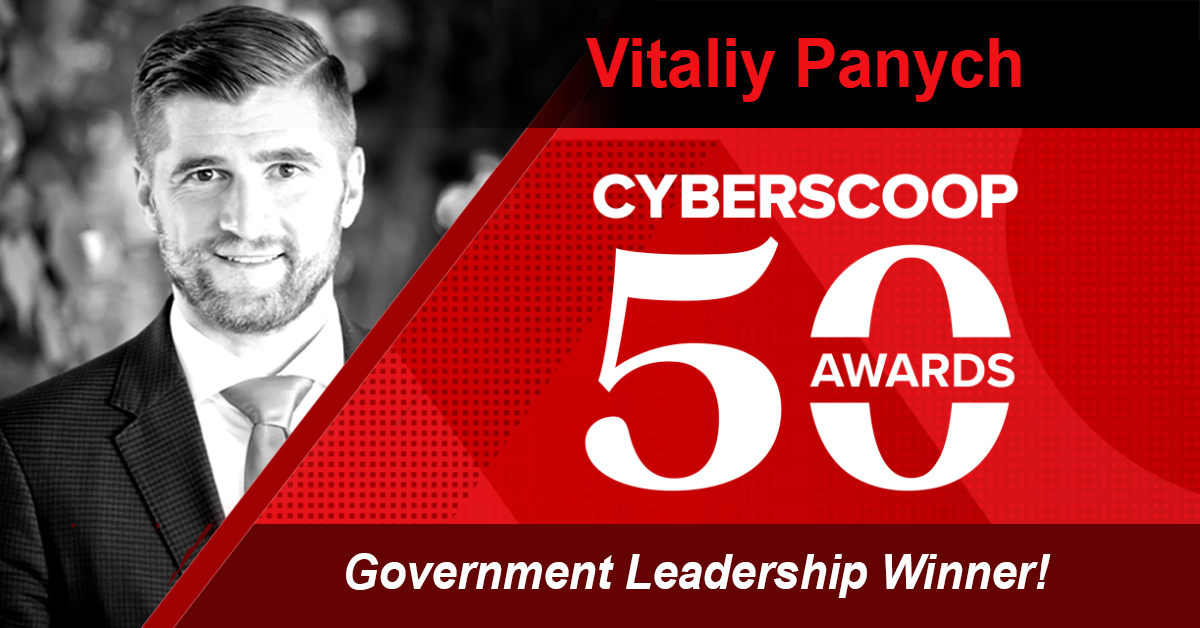 State CISO Vitaliy Panych Recognized with CyberScoop 50 Leadership Award